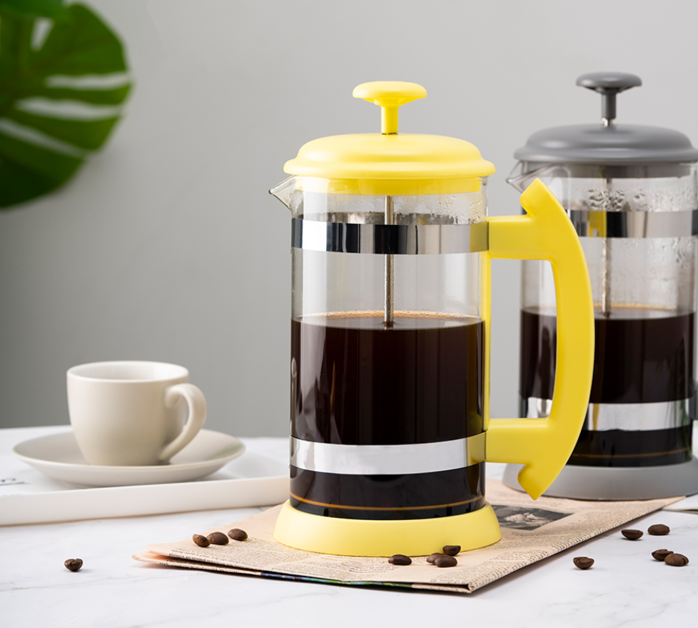 Portable Tea and Coffee Maker Bottle Coffee Press Bottle 1000ML Press Coffee Maker for  Home Office Restaurant