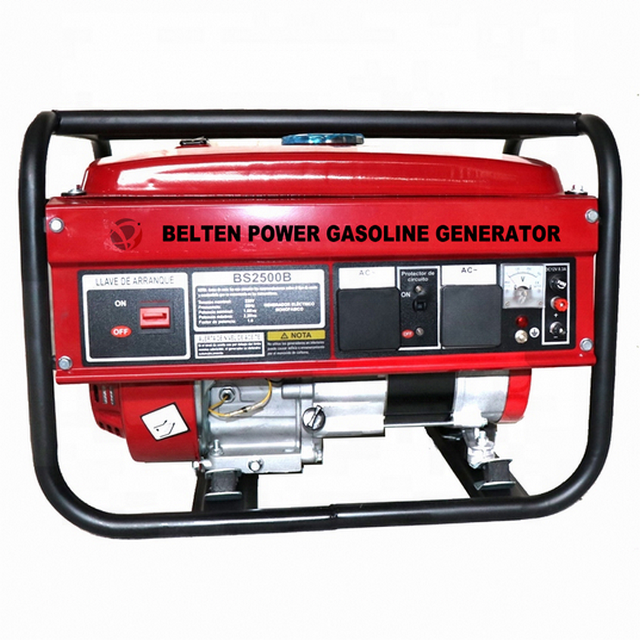 2000W Copper Wire Electric Start Homemade Electrical Gasoline Generator 220V