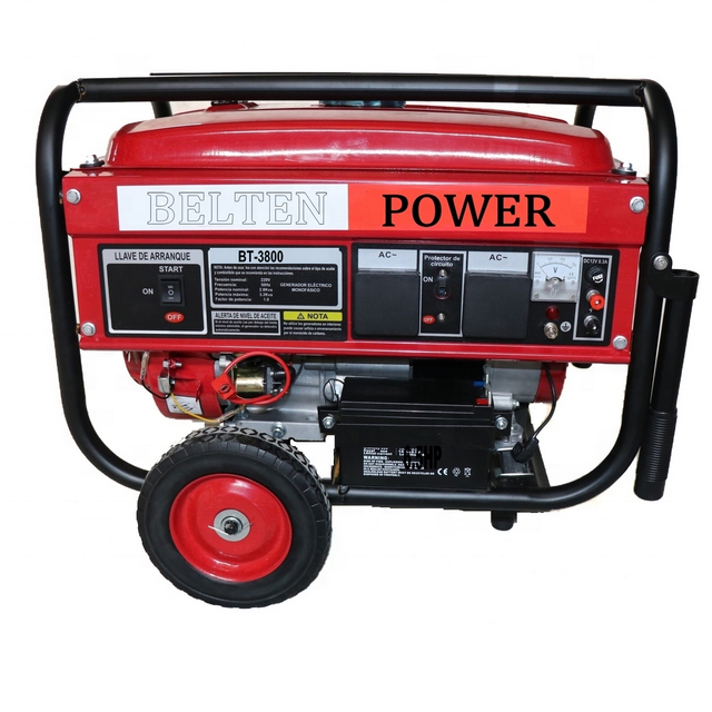 2000W Copper Wire Electric Start Homemade Electrical Gasoline Generator 220V