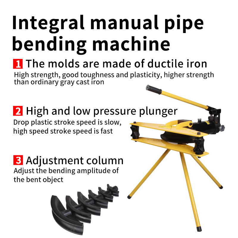 ODETOOLS SWG-4J Tube Benders Manual Hydraulic Pipe Bender With Bracket