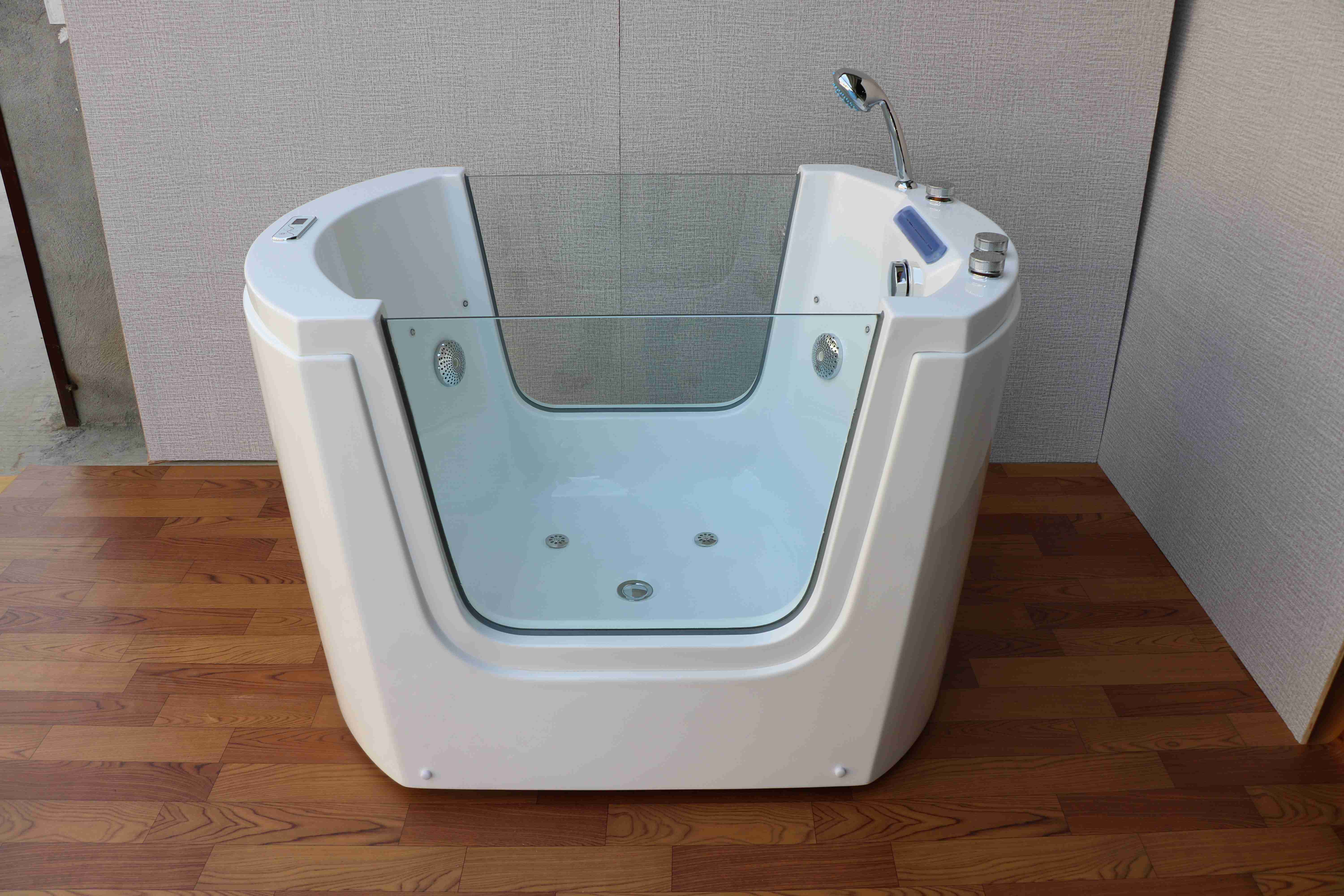 Maternal and infant shops thermostatic baby spa acrylic bath tub whirlpool air jetted spa massage hydrotherapy kids bathtub