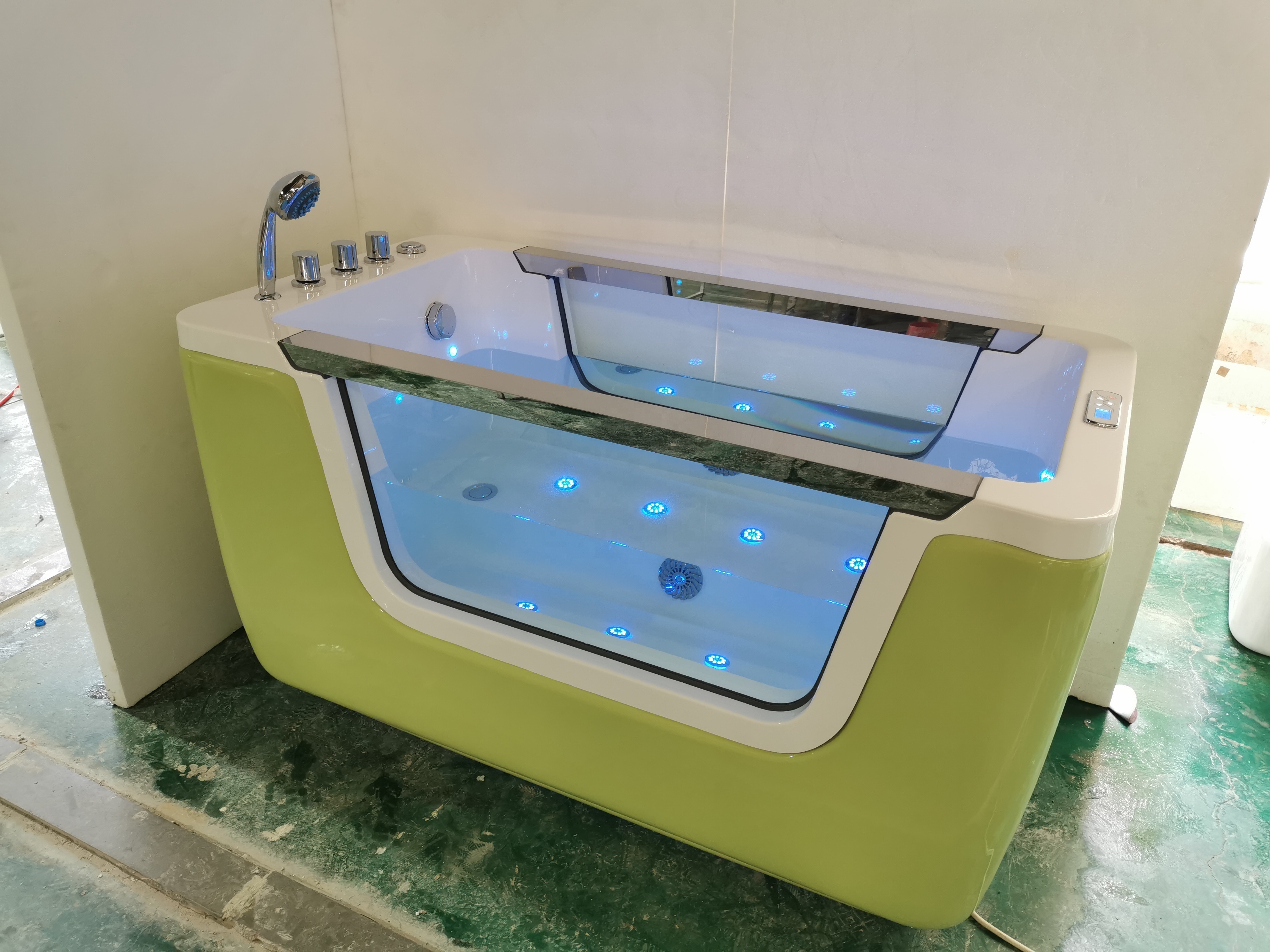 Large baby spa swimming pools hydrotherapy massage bath tub acrylic bathtub colorful whirlpool bubble bath tub