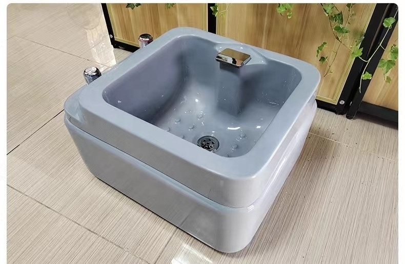 Factory cheap price pedicure foot spa,foot soaker,wash bath tub with Soak Massage Jet Nail Shop Pedicure Bowl Foot Spa Sink