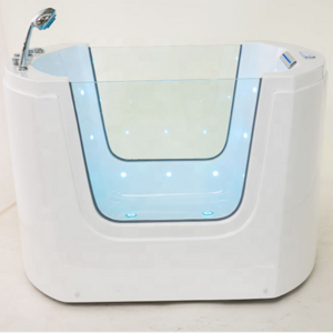 Maternal and infant shops thermostatic baby spa acrylic bath tub whirlpool air jetted spa massage hydrotherapy kids bathtub