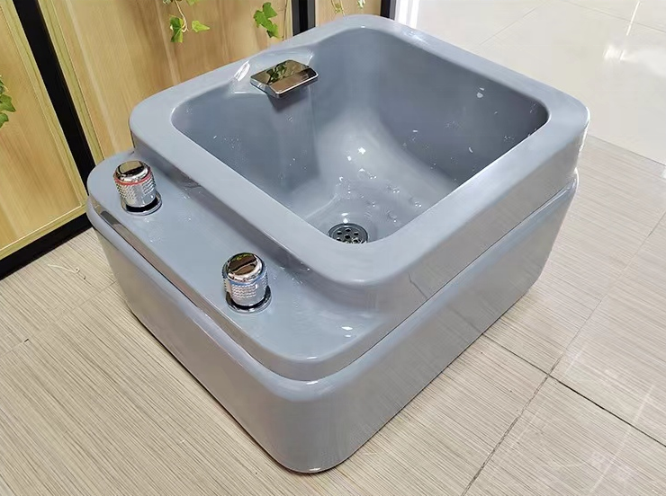 Factory cheap price pedicure foot spa,foot soaker,wash bath tub with Soak Massage Jet Nail Shop Pedicure Bowl Foot Spa Sink