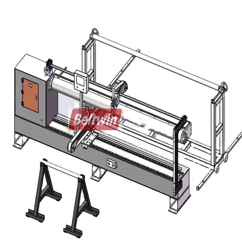 Beltwin  PVC PU Endless Conveyor Belt Welding Machine to Weld Guide Sidewall and Cleats with Hot Air Gun