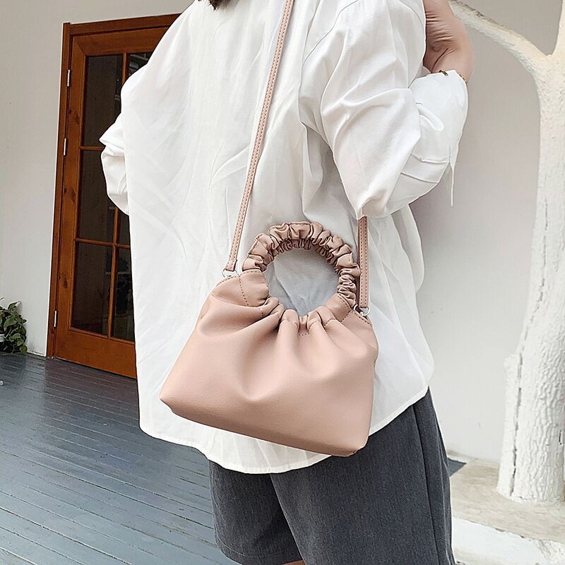 Korean Shoulder Handbags 2022 Ladies Women Luxury Brand Latest Style PU Leather Small Tote Hand Bags