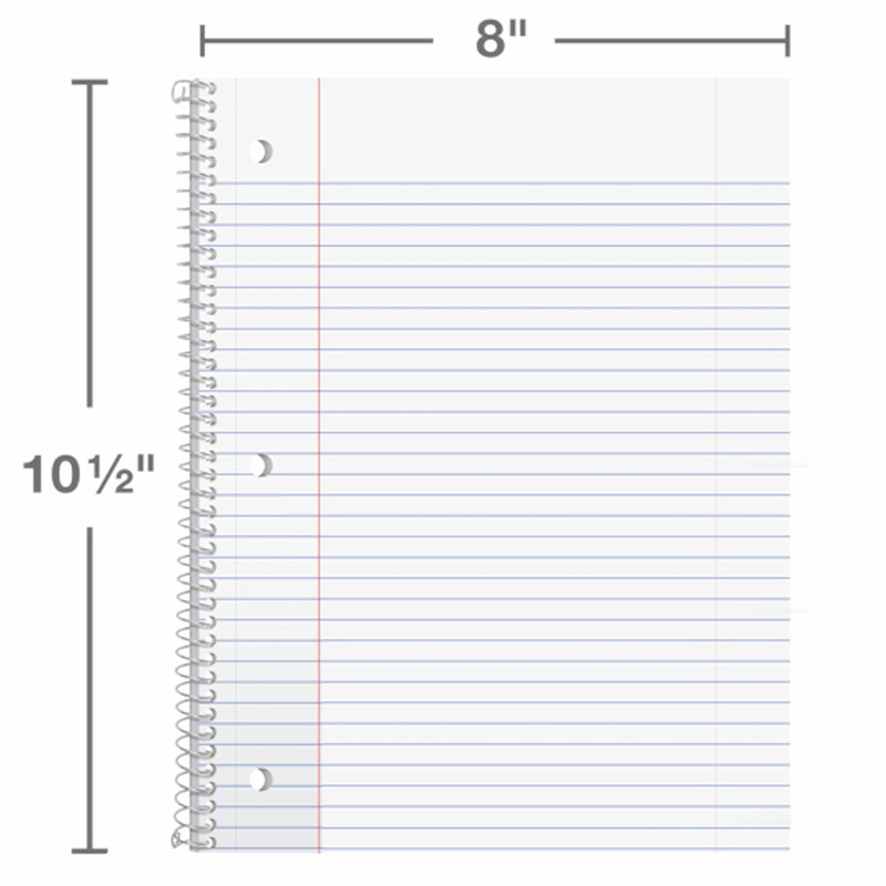 Loose Leaf Square Grid Horizontal Line Blank Inner Page Notebook Elementary and Junior High School Detachable Coil Book