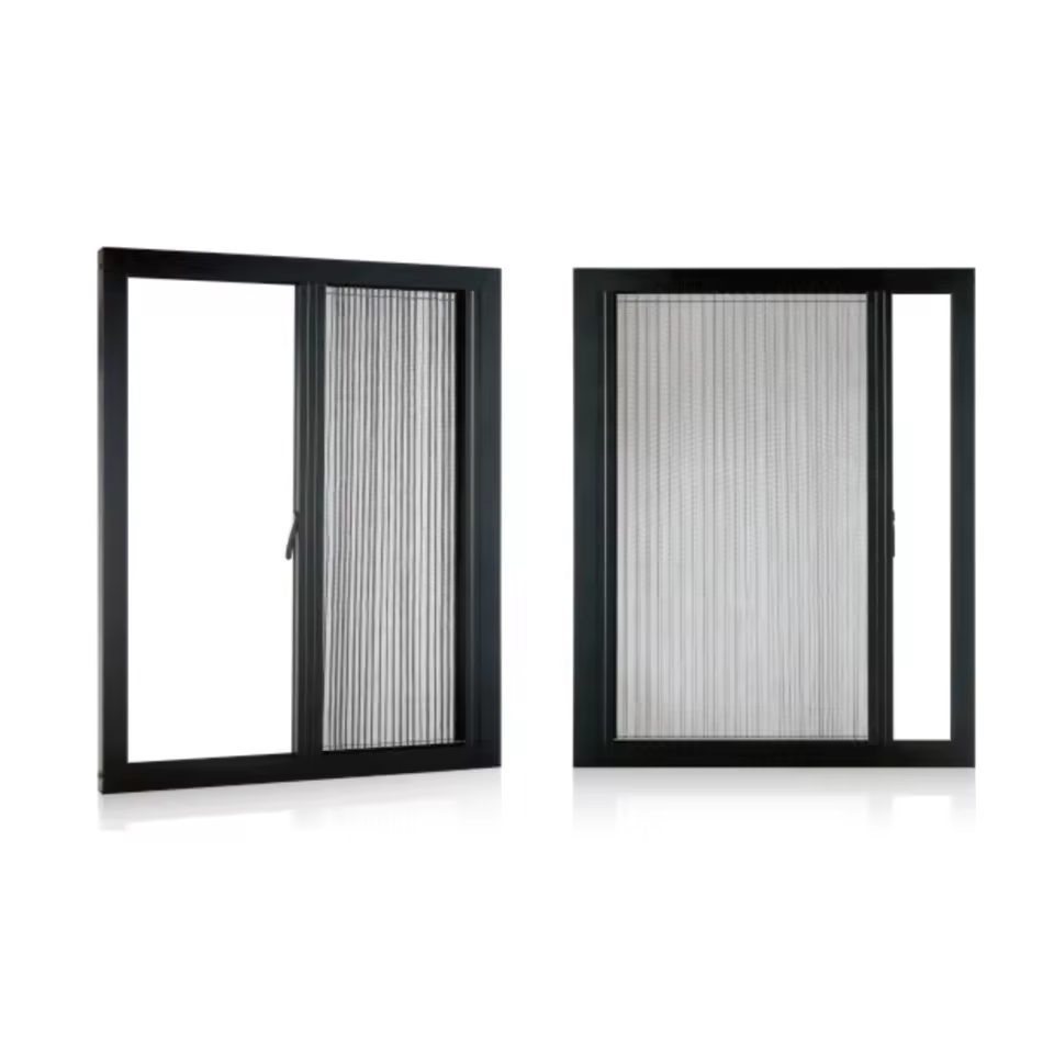 Aluminum Frame Adjustable Breathable Anti Mosquito Fly Bug Screen Window Net Insect Tear Proof Fiberglass Sliding Screen Window