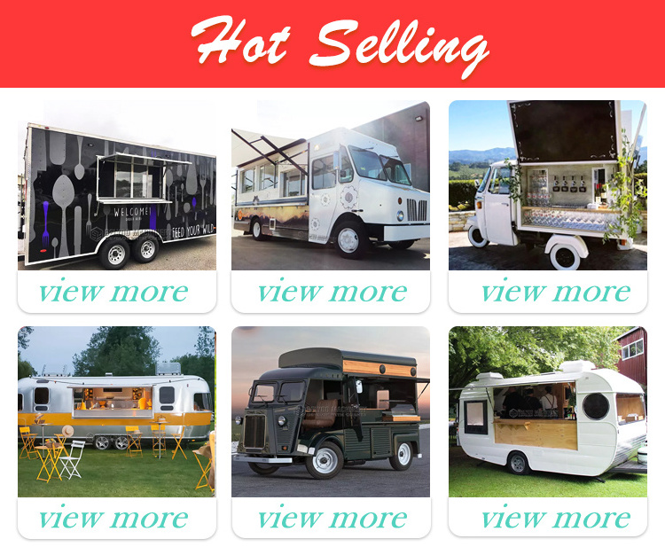 China Taco Truck Food Trailers Fully Equipped Street Food Truck Hotdog Trailer Coffee Trailer Food Track