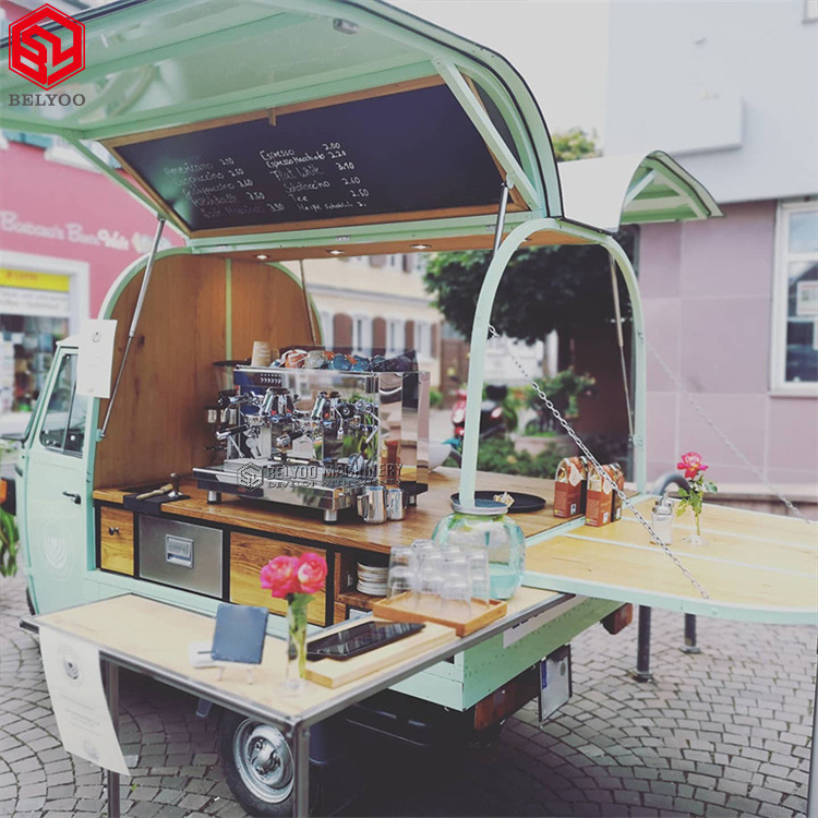 New Design Electric Ice Cream Cart Tuk Tuk BBQ Coffee Shop Truck Tricycle Electric Food Truck for Sale Mobile Bar Milk Cart