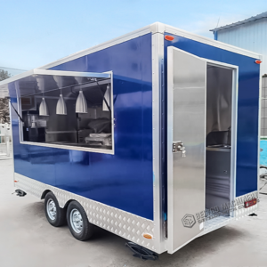 Custom Food Stall Fast Food truck Pizza Truck Ice Cream Mobile Kiosk Coffee Trailer Taco Concession Food Trailer