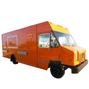 2023 Custom Large Electric Food Van Mobile Kitchen Cheap Mobile Food Truck Ice Cream Truck Hot Dog Cart Food Truck