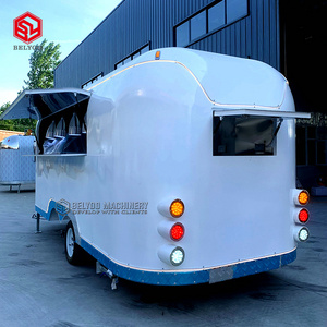 Belyoo Bbq Ice Cream Scooter Food Vending Truck Concession Mobile Bar Street Fast Mobile Airstream Food Trailer For Sale