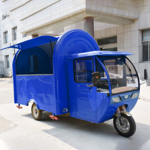 Mini Size Custom Electric Food Cart Tuk Tuk Ape Ice Cream Trucks for Sale Hot Dog Stand Juice Cart Food Electric Bike