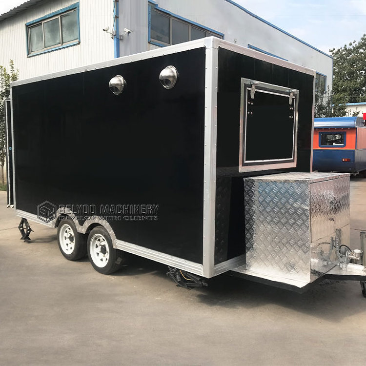 China Taco Truck Food Trailers Fully Equipped Street Food Truck Hotdog Trailer Coffee Trailer Food Track