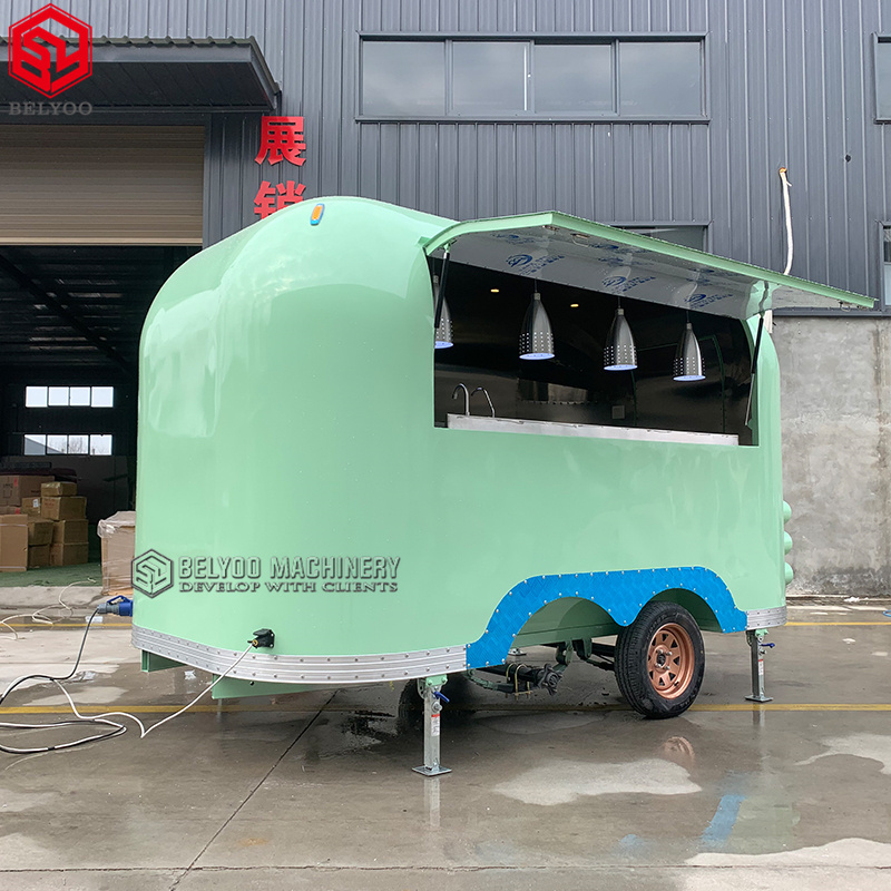 Belyoo Hotel Food Cart Hot Dog Stand Food Kiosk Mobile Restaurant Food Trucks Mobile Coffee Shop