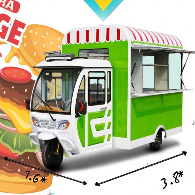 Food Tricycle Cart For Sale Mobile Fast Food Car Hot Dog Coffee Taco Truck Electric Food Truck Price