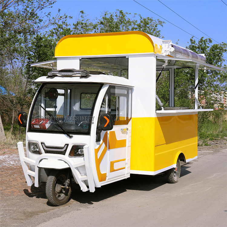 Electric Tuk Tuk for Sale Coffee Juice Beer Bar Electric Food Cart Hot Dog Stand Food Truck Coffee Cart Electric Bike