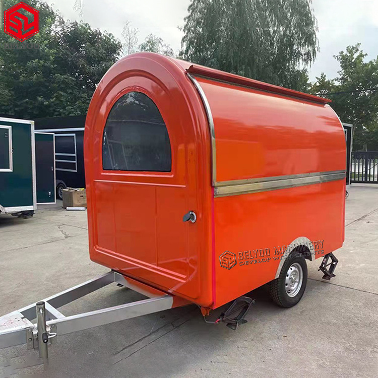 Factory Price Pizza Trailer Mobile Kitchen Taco Truck Beer Bar Coffee Carts Hot Dog Cart Bakery Shop Small Mobile Bar