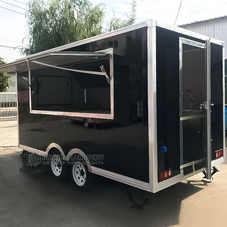 China Taco Truck Food Trailers Fully Equipped Street Food Truck Hotdog Trailer Coffee Trailer Food Track