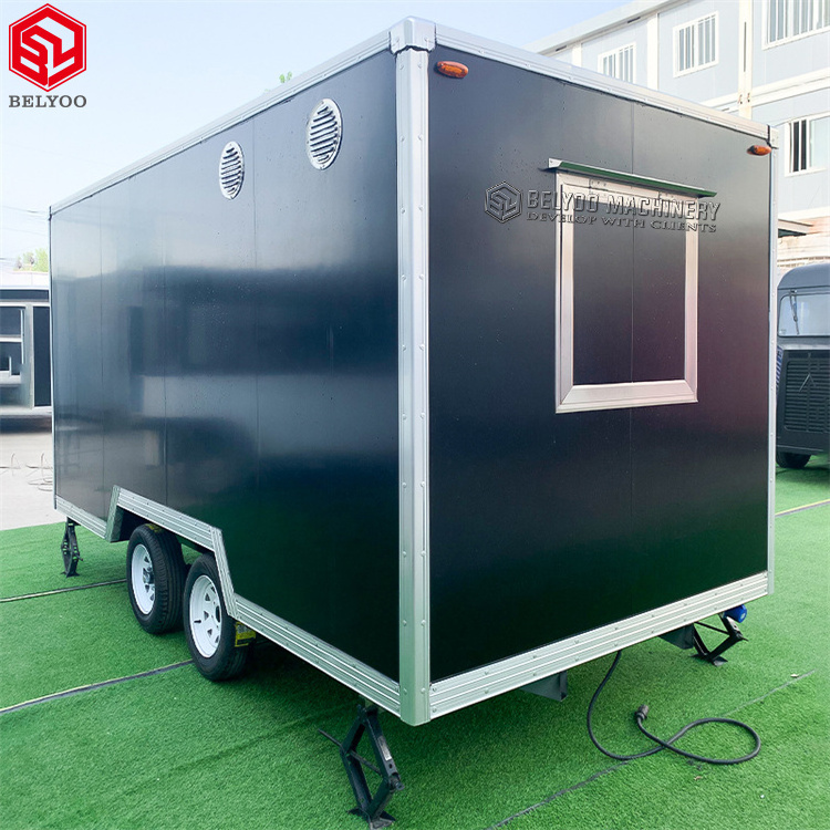 USA Custom Mobile Food Kiosk Taco Cart Sweet Corn Coffee Shop Ice Cream Trucks Fast Food Truck for Sale Fast Food Trailer