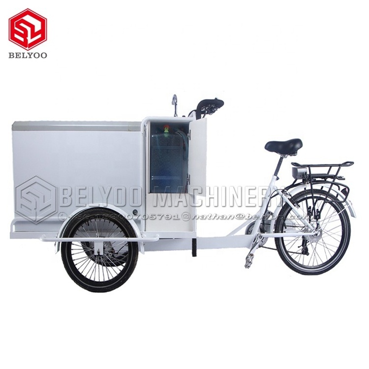 Italian Ice Cream Cart Food Truck  Ice lolly Cart Trolley Vehicle Mobile Vending Van