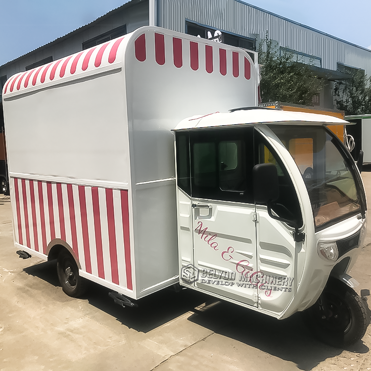 Ice CreamTacoTruck Mobile Coffee Bike Food Tricycle Taco Hot Dog Electric Tricycle Food Cart Hot Dog Cart