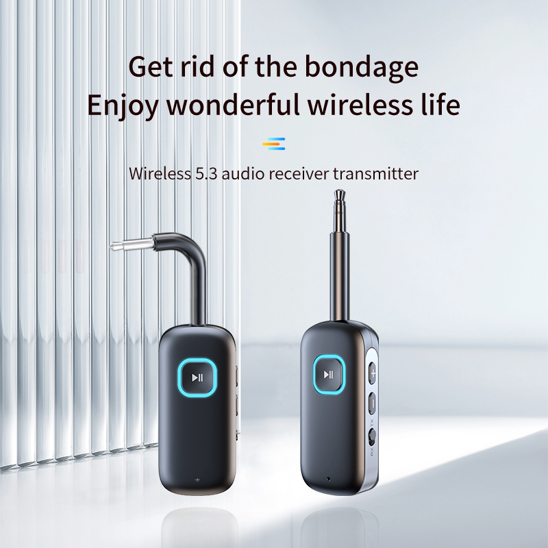 Guangdong Shenzhen Best Seller Blue tooth Transmitter Receiver For Up To 2  Speakers /Wireless Headphones  Audio Adapter