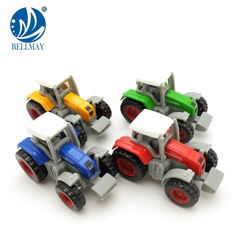 Bemay Toy Hot Free Wheel 1:64  Diecast Model Bulk Trailer Metal Toy Trucks Car In 4 Color