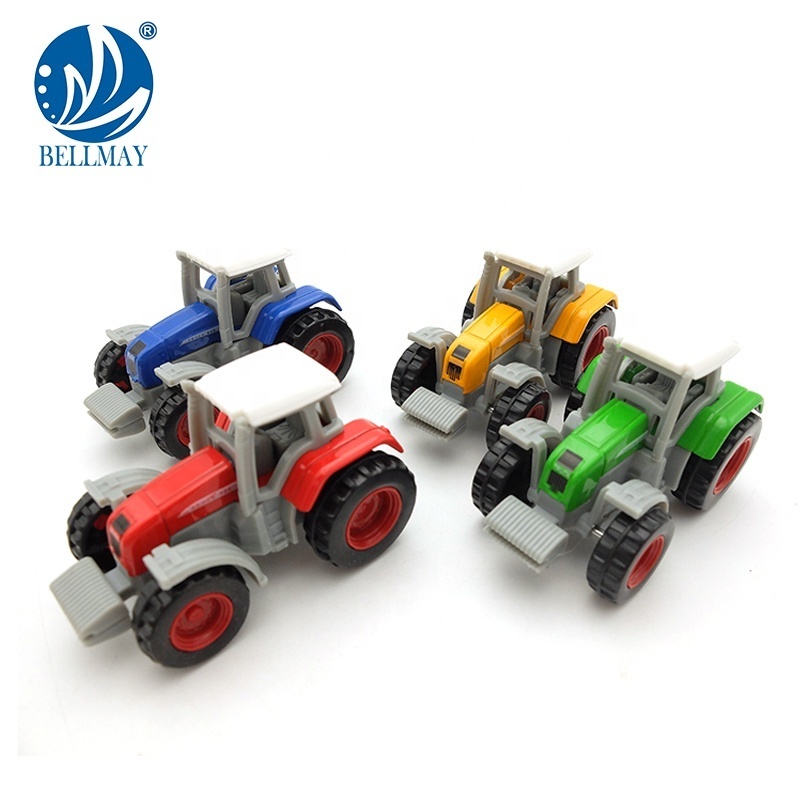 Bemay Toy Hot Free Wheel 1:64  Diecast Model Bulk Trailer Metal Toy Trucks Car In 4 Color