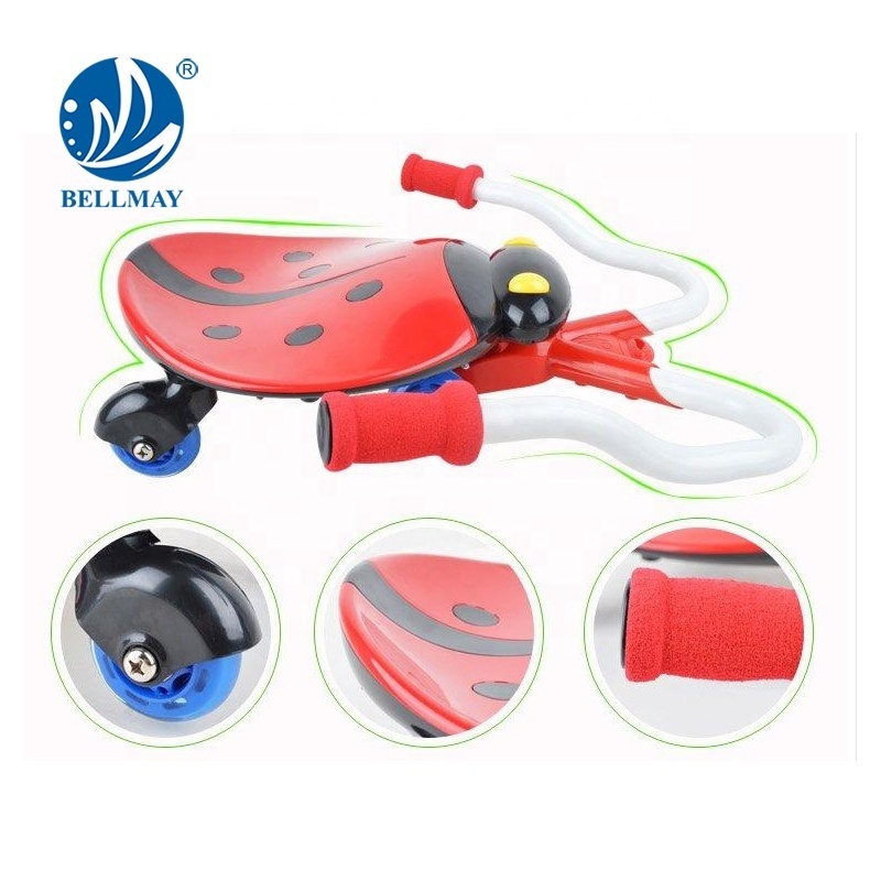 Bemay Toy Flashing Baby Twist Car Fashionable Lovely Electric Beetle Car Kids With Light And Music