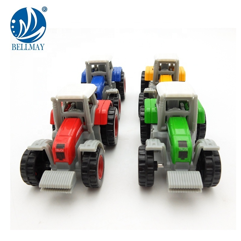 Bemay Toy Hot Free Wheel 1:64  Diecast Model Bulk Trailer Metal Toy Trucks Car In 4 Color