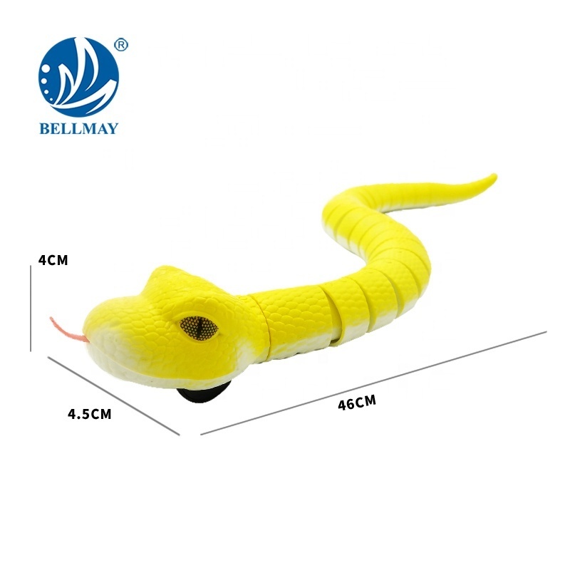 Bemay Toy Infrared RC Animal Plastic Toy Snake With USB Charging Cable