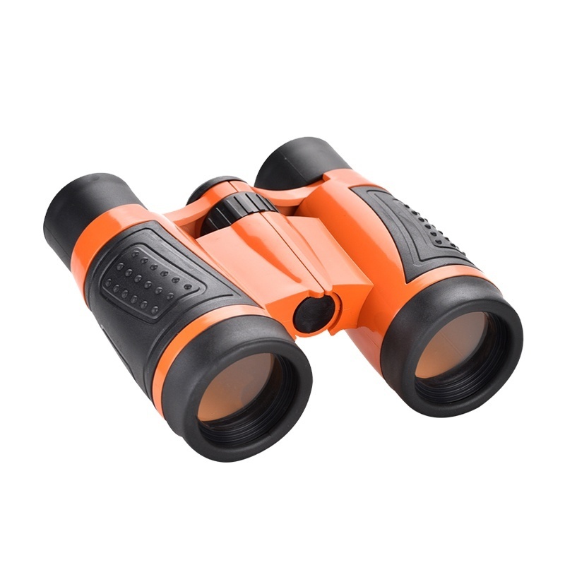 Bemay Toy High Quality Outdoor Telescope Adjustable Focus Binoculars with Electric Flashlight for Kids