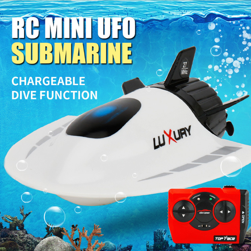 Bemay Toy Underwater remote control submarine rc mini submarine toy rc boat for kids