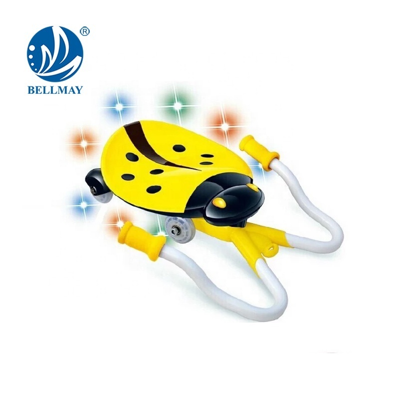 Bemay Toy Flashing Baby Twist Car Fashionable Lovely Electric Beetle Car Kids With Light And Music