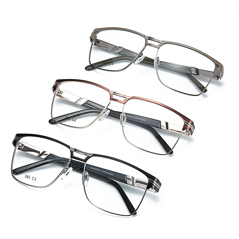 385  2023 New Japanese Design Half Frame Optical Glasses for Men optical frame eyeglasses