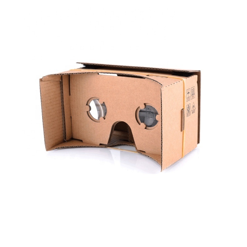 Cheap wholesale price custom all in one mobile phone vr headset google 3d cardboard glasses