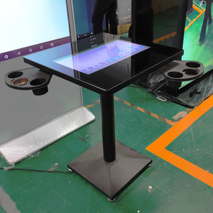 21.5" coffee touch table stand totem interactive touch screen tea table 32inch touch screen monitor boe display 55inch lcd panel