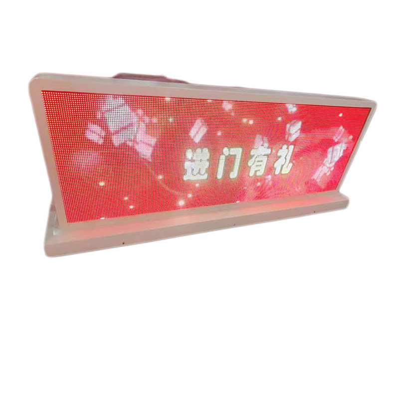 High brightness P4 Outdoor Waterproof Advertising Taxi Roof LED Screen For Cars 4G/5G Wifi GPS