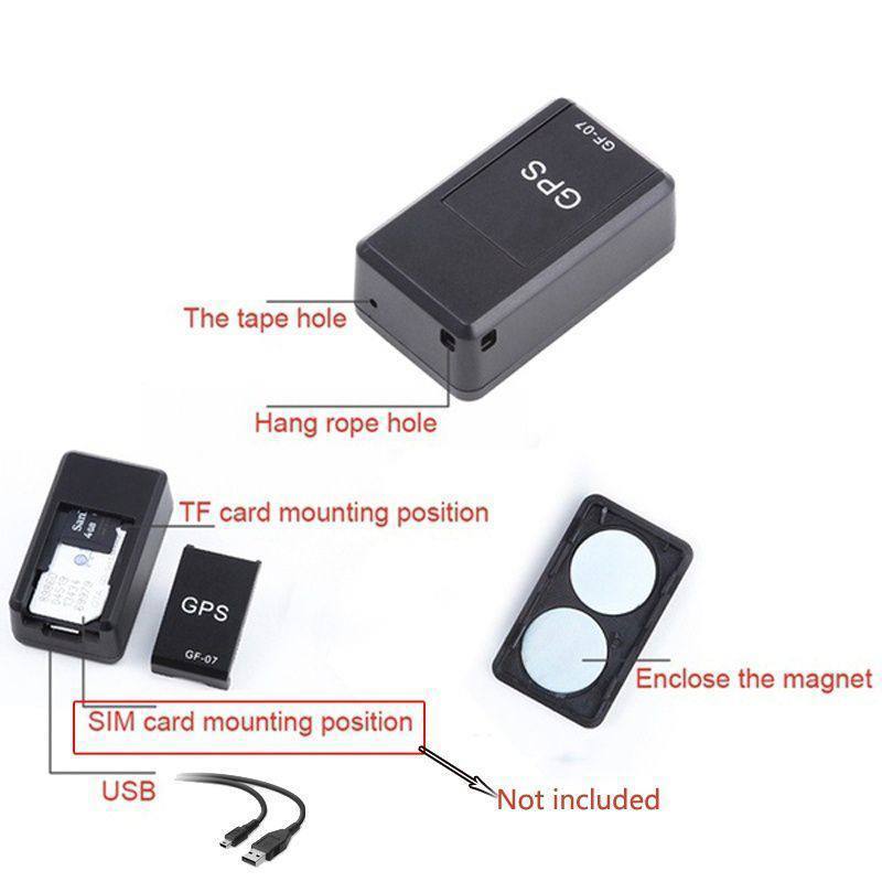 2021 Mini GPS Tracker gf-07 New Small Size Low Cost GPS Tracker Long Battery GPS Tracking Device Personal Kids Pet Smart