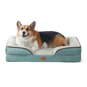 All Weather Dual Use Double Sided pet beds accessories orthopedic bone Breathable Dog Sofa Bed Dog Nest Large Rectangle Pet Bed