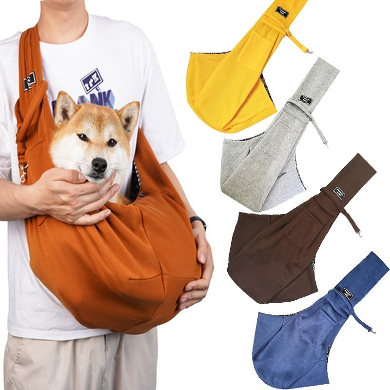 Waterproof Foldable Puppy Carrier Reversible Pet Papoose Bag Dog Carrier for Small Dogs