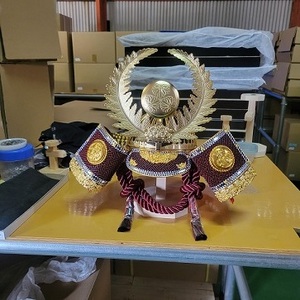 Japanese samurai helmet made by Japanese tradition looking for distributor samurai umbrella