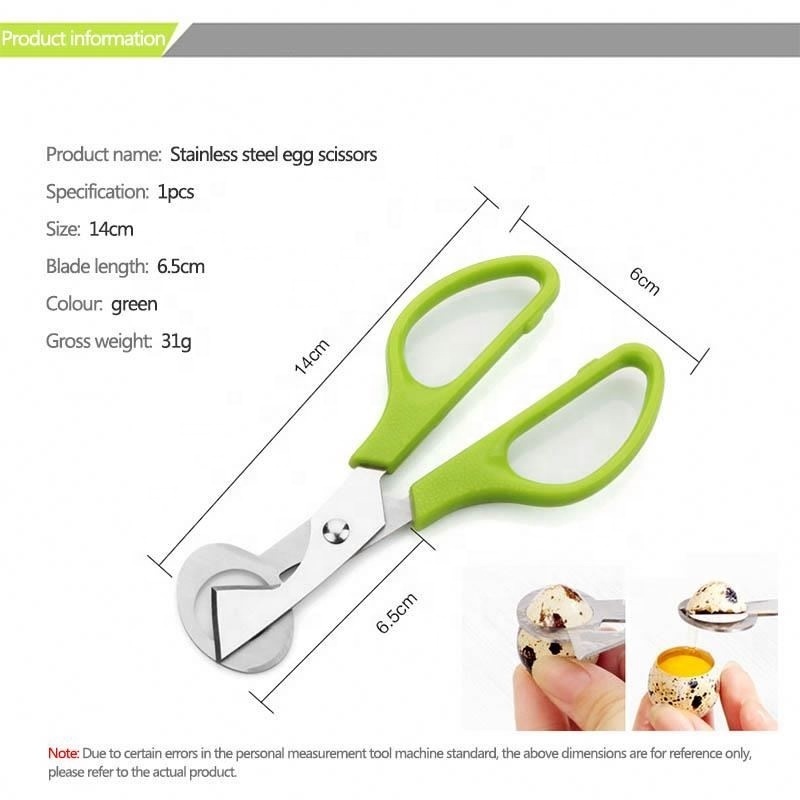 Hot Selling Pigeon Quail Egg Cutter Opener Kitchen Tool Clipper Shells Cracker Cigar Scissors