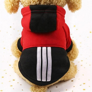 Hooded Cute Sportswear Cartoon Pattern Fleece Autumn Winter Comfortable Pet Warm Sweater