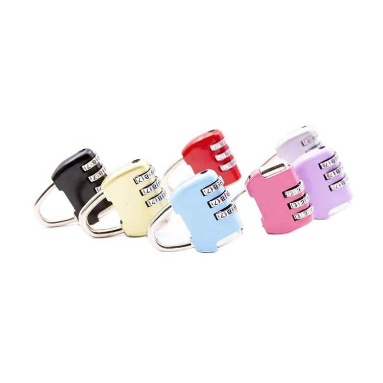 Hot selling Travel security suitcase 3 Digital Luggage padlock Password Number Lock