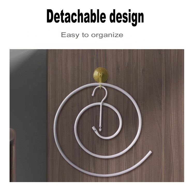 Stainless Steel Quilt Blanket Hanger Display Spiral Sheet Circular Rotary Clothes rack