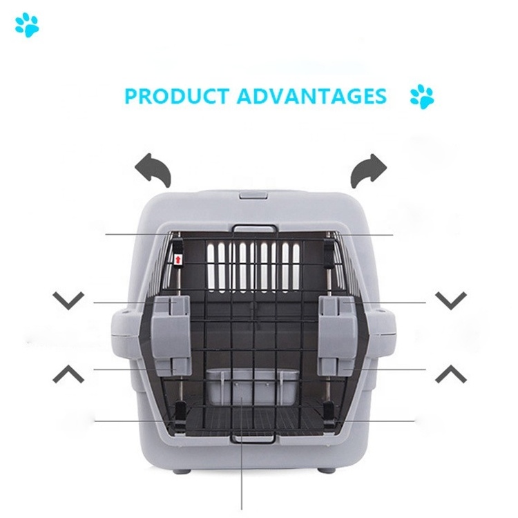 Portable MidWest Homes PP  Pets Pet Carrier Hard-Sided Dog Carrier Cage